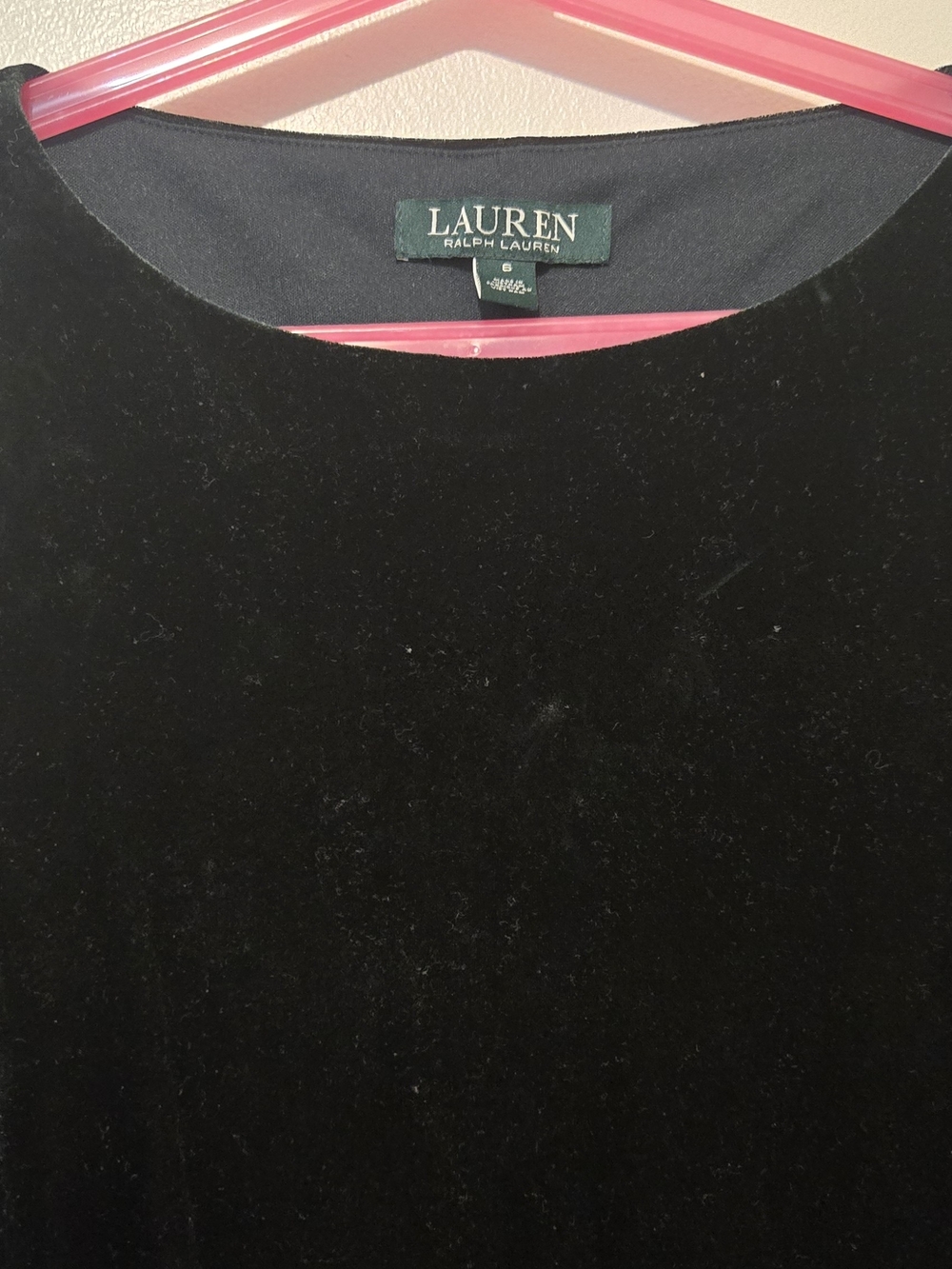 Lauren Ralph Velvet Dress